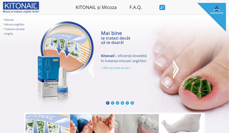 Kitonail — Website communication