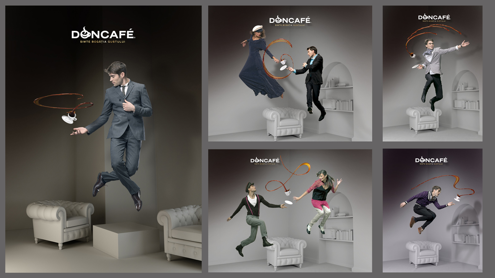 Doncafé campaign visuals variant